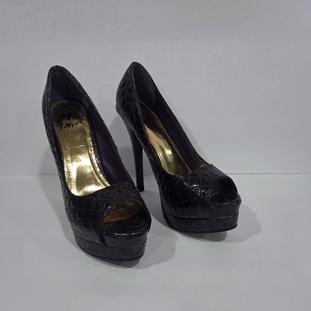 Miss Me Open Toe Platform Heels Sz.7